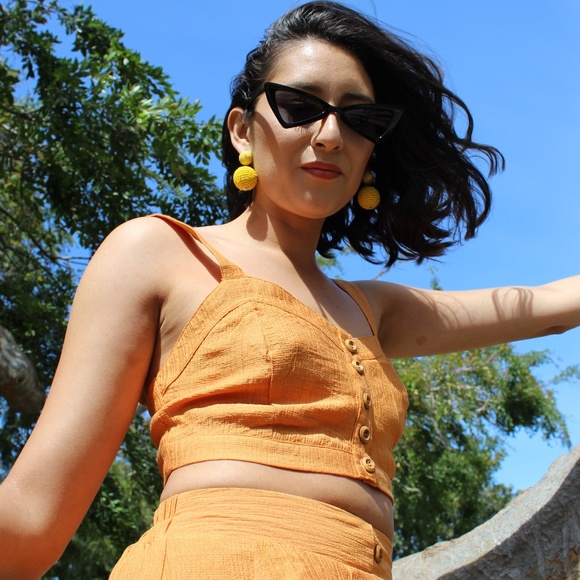 🚨LAST CHANCE// Rust Orange 2 piece Set - Picture 3 of 8